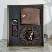 ست کیف چرم طبیعی دیاموند