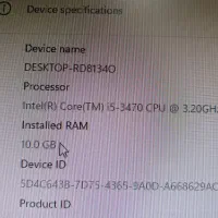 کامپیوتر i5 Ram10G SSD 128 VGA 1G HDD 500 LED19|رایانه رومیزی|قزوین, |دیوار