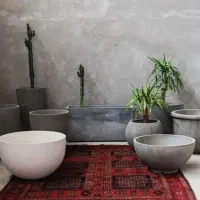 گلدان بتنی gfrc