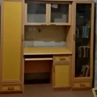 کمدجوان ام دی اف ،با تخت و میز تحریر. کامل و سالم