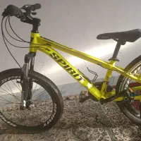 دوچرخه ۲۴دنده اسپرت کوهستانی رنگ فسفری ۱۵میلیون