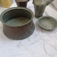 آفتابه دیگ کاسه قدیمی|کلکسیون اشیاء عتیقه|شیروان (خراسان), |دیوار