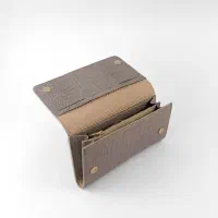 کیف پول مردانه رنگ قهوه ای یا کرم