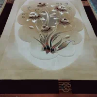 2عددفرش 6متری زیبا گل برجسته