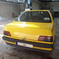 تاکسی پژو ۴۰۵ مدل ۸۶ با خط