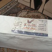 تخت دوقلو باکمد ایستاده رنگ آبی ملایم باتشک طبی|تخت و سرویس خواب|زیرآب, |دیوار