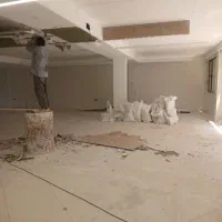 گچ گچکاری. کاشیکاری چسبی رفع نم. تخریب