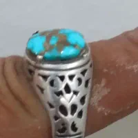 ۹ عدد انگشتر نقره اصلی ۹۲۵ دست ساز وقدیمی|جواهرات|هندیجان, |دیوار