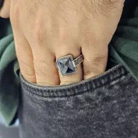 انگشتر مردانه نقره ترکیه|بدلیجات|شهرضا, |دیوار