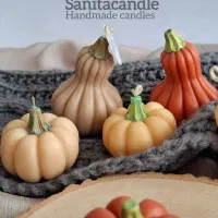 شمع کدو پاییزی|صنایع دستی و سایر لوازم تزئینی|تهران, سلسبیل شمالی|دیوار