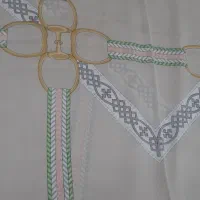 شال نخ ابریشم نو|لباس|فومن, |دیوار