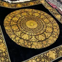 فرش تمام ابریشم ورساچ