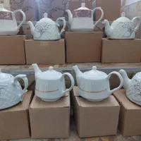 قوری چینی . کتری شیردار . فلاکس یونیک|قوری، کتری، قهوه‌ساز دستی|مشهد, احمدآباد|دیوار