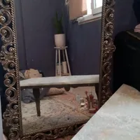 آینه تمام قد دورش برنجی 70ساله