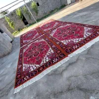 ۴ تخته فرش دستباف ۶ متری نقشه تاجری هریس اصل