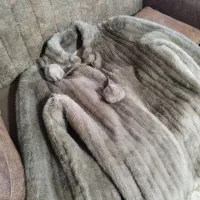 پالتو خز خارجی نسکافه ای فری سایز|لباس|خرم‌آباد, |دیوار