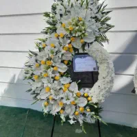 تاج گل تبریک و تسلیت در بازار گل محلاتی|گل و گیاه طبیعی|تهران, آهنگ|دیوار