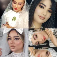 گریم تخصصی عروس،میکاپ های محفلی وشنیون وزلف و...|خدمات آرایشگری و زیبایی|بروجن, |دیوار