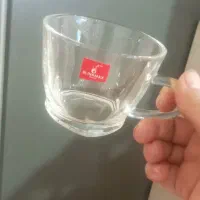 ۳ دست فنجان کریستال چینی