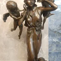 یه جفت مجسمه آنجل برنز وارداتی اورجینال خارجی خاص