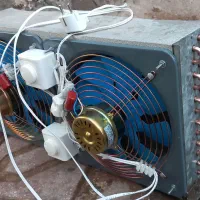 کندانسور مسی جفت فن چهار لول بزرگ