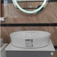 روشویی فولست همراه با آینه لمسی