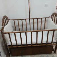 تخت مدل ننویی کودک جنس نراد|تخت و صندلی بچه|رشت, باهنر|دیوار