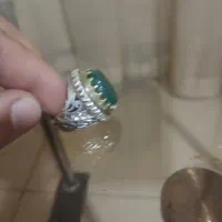 انگشتر عقیق سبز