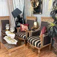 مبل استیل سلطنتی ۹ نفره در حد اکبند
