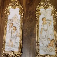 تابلو چینی سلطنتی ۴ تایی|تابلو، نقاشی، عکس|بندر انزلی, سی متری|دیوار