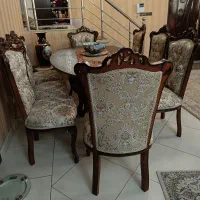 فروش میز ناهار خوری هشت نفره در حد نو