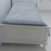 کمد دو درب ، بوفه شیشه ای ، تخت خواب همراه با تشک