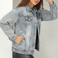 کت جین  بلند و کوتاه|لباس|نمین, |دیوار