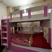 تخت دو طبقه|تخت و سرویس خواب|قم, زنبیل آباد|دیوار