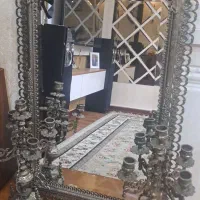 آینه شمعدان برنزی