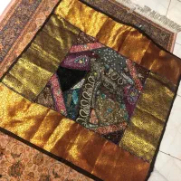 رومیزی منجوقه دوزی سنتی کار دست