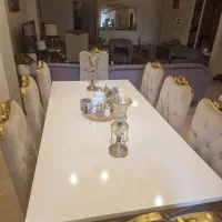 مبلمان ۷ نفره و میز ناهارخوری ۸ نفره