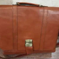 کیف اداری چرم طبیعی دست دوز