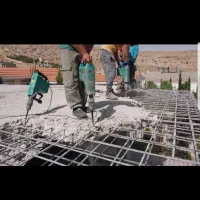 تخریب ساختمان بتن کنی  با اکیپ وارد