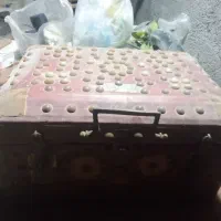 صندوقچه چوبی جای لوازم آرایش عتیقه