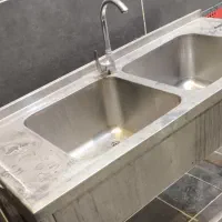 سینک صنعتی و هود تمام استیل