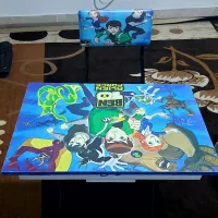 میز تحریر باکس دار تاشو کودک با صندلی