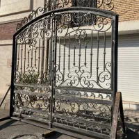 درب حیاط ویلایی فرفورژه باغی