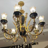 لوستر دست ساز برنجی