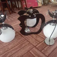 سه عدد لوستر دوتا اتاق خواب یکی آشپزخونه