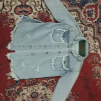 پیراهن آبی جنس لیی