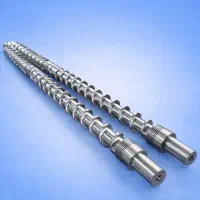 سیلندر ماردون، سیلندر و مارپیچ اکسترودر دو پیچ،