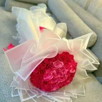 گل رز روبانی پروانه ای