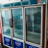 دو عدد یخچال سوپر مارکت