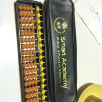 چرتکه ژاپنی با کیف چرم و چرتکه معلم خارجی نو